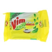 Vim 2in1 Lemon Pudina Dishwashing Bar 75gm